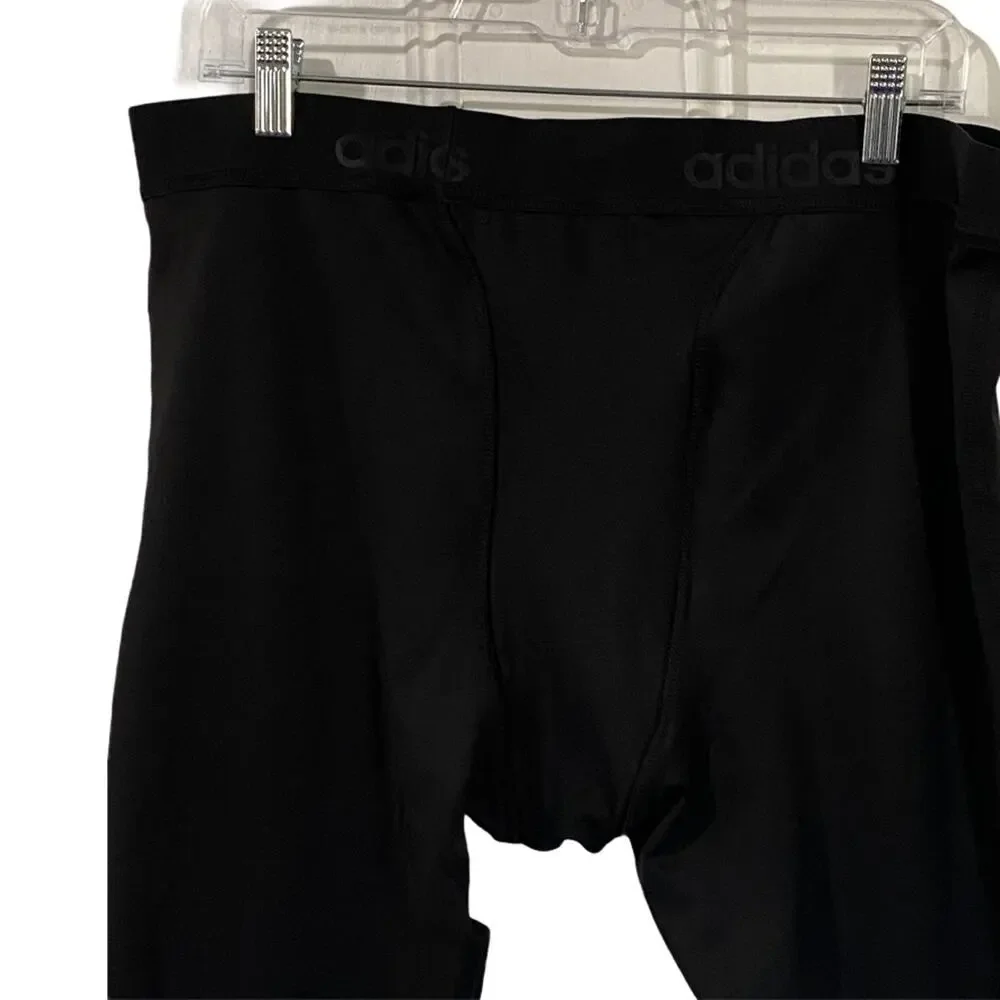 Adidas NBA Basketball Black Compression Pants Leggings Men'z 2XL New